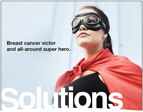 Breast cancer victor and all-around super hero