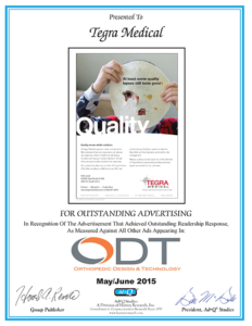 ODT Advertising Award