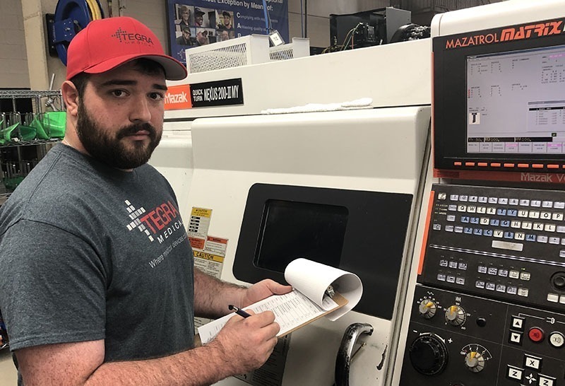 An intern doing validation.