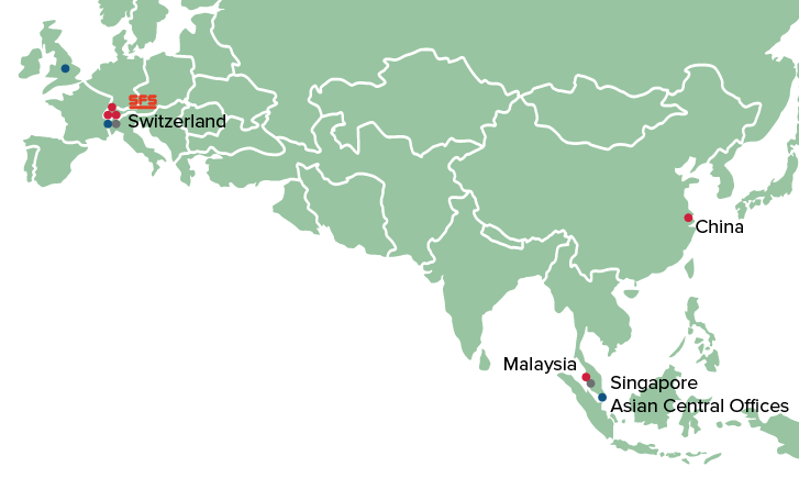 Tegra Medical Europe and Asia Locations