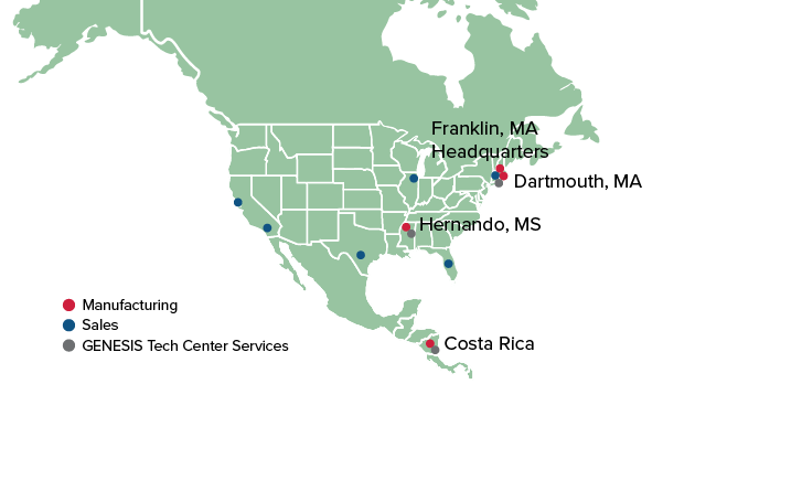 Tegra Medical North America Locations