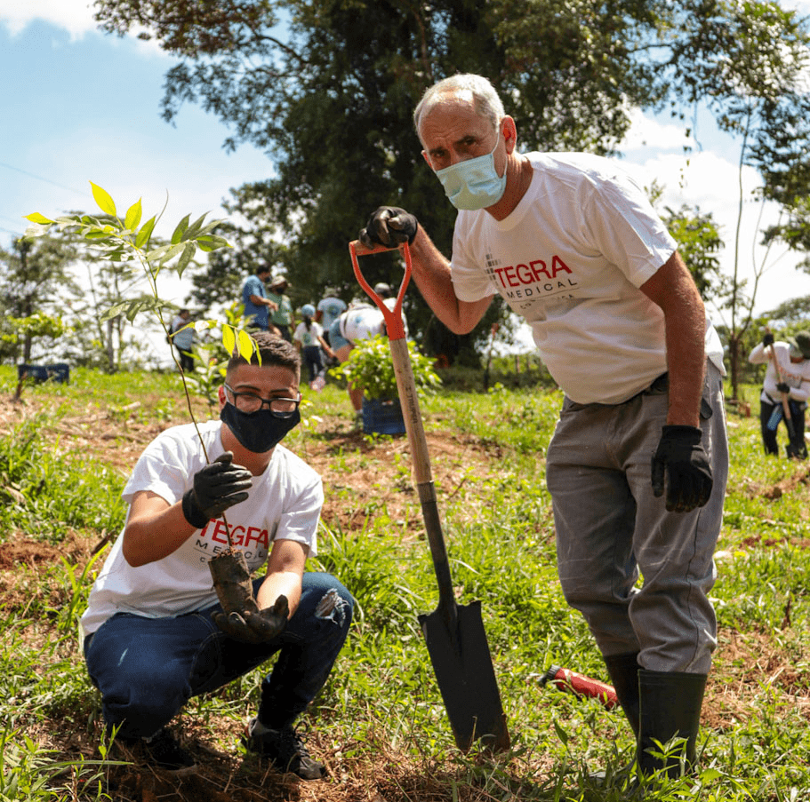 Tree planting in Costa Rica