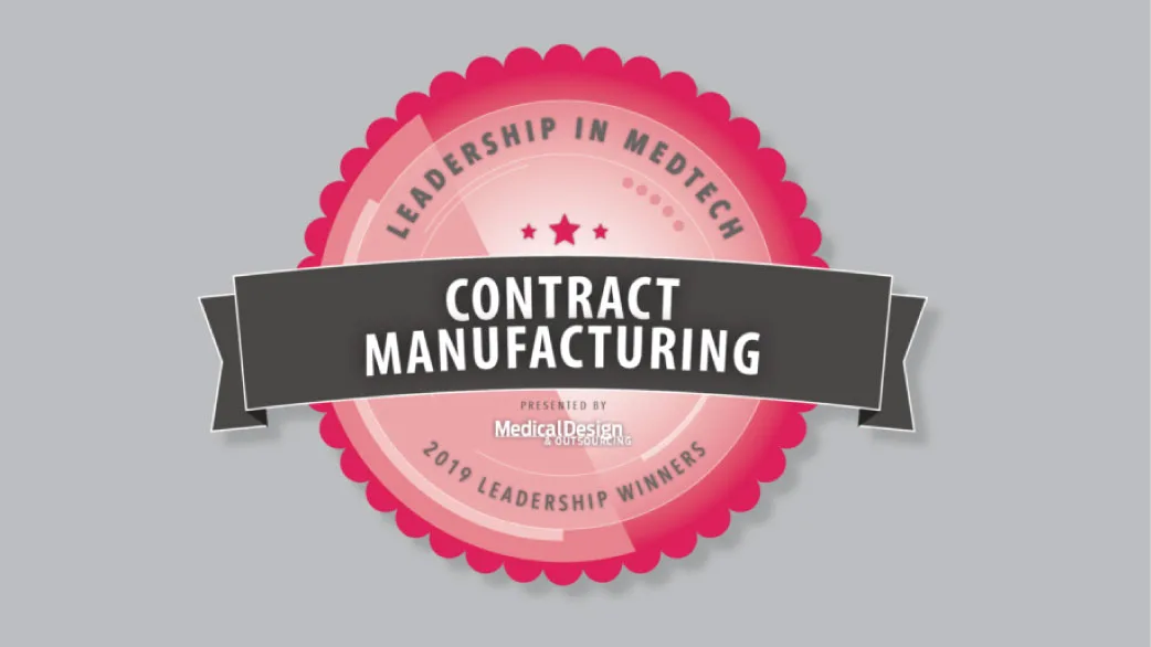 Tegra Medical Wins Contract Manufacturer Award